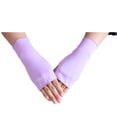 thumbnail image 4 of Soidarity Manoplas de refrigeración Envoltura de manos antideslizante Accesorio de conducción Cubierta de mano transpirable Longitud de la Púrpura 5piezas, 4 of 6