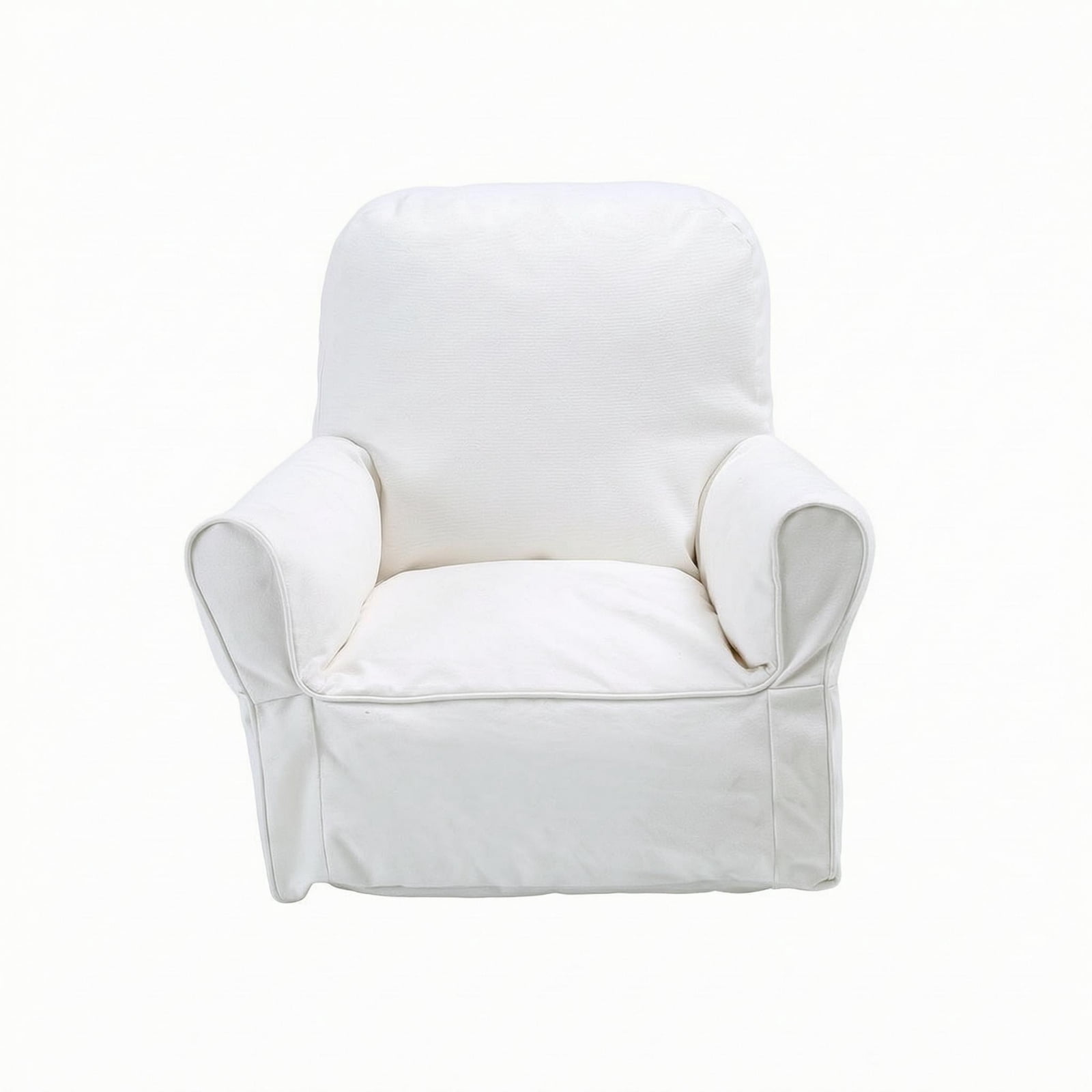 predolo Kids Sofa Chair Removable Cover Child Armchair Rounded Armrests Young Child Sofa Chair, Beige