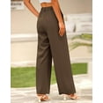 thumbnail image 5 of Women's High Waist Palazzo Pants Fall 2025 Casual Wide Leg Trousers Loose Work Office Business Suit Pant Pockets, 5 of 12