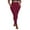 Wine, variant on XWSHYW Yoga Pants Women Women Velvet Warm Winter Large Pocket Quick Drying Tight Elastic Comfortable Fitness Pants Yoga Pants