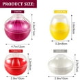 thumbnail image 5 of 4 Pcs Vegetable and Fruit Storage Containers for Fridge, BPA Free Reusable Food Saver Tomato, Avocado, Onion, Lemon Keeper Holder Refrigerator Vegetable Crisper, 5 of 5