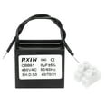 thumbnail image 1 of Condensador Uxcell CBB61, 8uF 450V 2-Cable para arranque de motor de ventilador de techo, generador de motor, soplador, ventilador de extracción, negro, 1 of 6