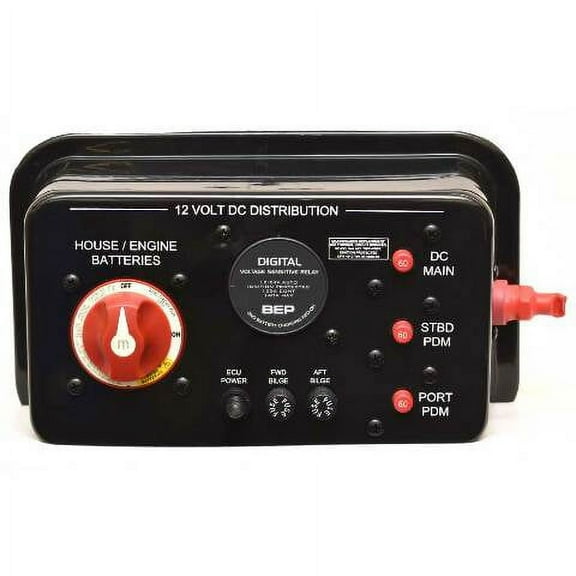 MasterCraft Boat Battery Switch Panel 501214B | XT22 / XT23 Black 12V