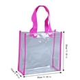 thumbnail image 3 of Avolia Clear Tote Bags 12 x 12 x 6 Inch Large Clear Plastic Tote Bag with Handles for Work Sports, 3 of 3