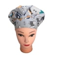 thumbnail image 5 of ruzhgo Operating Hats Nurses Long-time Service Gourd-shaped Pure Color Button Professional Assorted Colors Multifunctional Working Caps Hallowmas Yellow G-15, 5 of 5