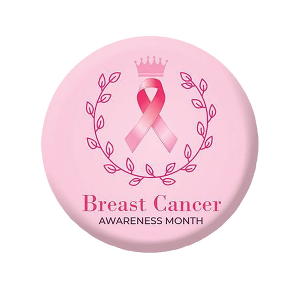 Concienciación sobre el cáncer de mama Botones Insignia Cinta Redondo Botón Pins Pinback Broche Solapa para la cinta Tema Suministros Cáncer de Mama Decoraciones