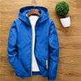 thumbnail image 5 of ATOGUTA Boys Windbreaker Jackets Zip up Thin Casual Hooded Coats Kids Sport Casual Windproof Outwear Size 3T-12, Blue, 5 of 8