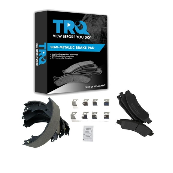 TRQ Direct Fit Brake Pads BFA20439 Fits Select 2009-2013 GMC Sierra 1500 , 2009-2013 Chevrolet Silverado 1500