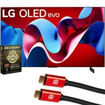 LG OLED77C4PUA 77 Inch Class OLED evo C4 Series Smart TV 4K Processor (2024) Bundle with 2 Year Extended Warranty
