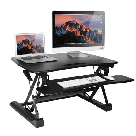 Smonet Standing Desk Converter Height Adjustable Sit Stand Desk