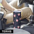 thumbnail image 6 of Pioneer Flower Floral Print Pattern 20oz Skinny Tumbler with Straw & Lid, Double Wall Vacuum Insulated Cup, Leak-Proof, Cup Holder Friendly, Hot 6H Cold 12H, 6 of 6