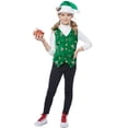 thumbnail image 2 of Holiday Vest Child Costume (Green), 2 of 2