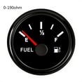 thumbnail image 1 of 52mm 2'' Fuel Level Gauge 0~190 ohm With Red Backlight E-1/2-F For Boat Car Fuel Level Indicator, 1 of 6