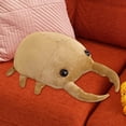 thumbnail image 3 of Cartoon Insect Beetle Stuffed Toy Plush Toys Insect Doll Pillow Comfort Toys Light Brown L, 3 of 9