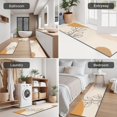 thumbnail image 5 of Orange Boho Plant Pattern Kitchen Rugs Sets Of 3,Kitchen Runner Rugs Non Skid Washable,Decorative Kitchen Floor Mats for Kitchen,Sink,Laundry,17"x30"+ 17"x47" + 17"x59", 5 of 6