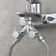 thumbnail image 3 of Brass Diverter Valve Shower Shut-off Valve 2-way Y Splitter 1/2 Inch For Shower Hose And Shower Head Chrome, 3 of 4