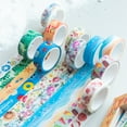 thumbnail image 2 of YUBX 10 Rolls Summer Washi Tape Set Beach Ice Cream Masking Decorative Tapes, 2 of 9