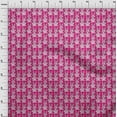 thumbnail image 3 of oneOone Organic Cotton Poplin Twill Fabric Rabbit Block Print Fabric BTY 42 Inch Wide, 3 of 4