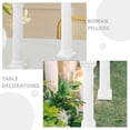 thumbnail image 4 of 12Pcs White Plastic Roman Column Candle Holder for Table Decoration, 4 of 7