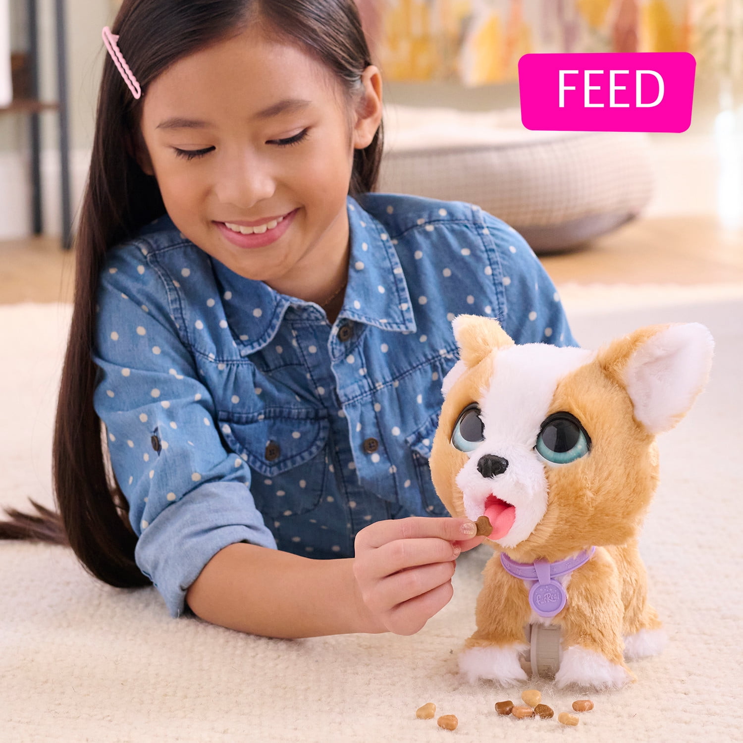 家具 w.corgi2pt.poodle7 FurReal, Poop-A-Lots Corgi Interactive Toy, 8-inch, Puppy with