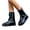Black, variant on Waterproof Shoe Covers Adjustable Buckle Non Slip Reusable Rain Boot Protectors for Outdoor Walking Hiking Commute