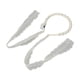thumbnail image 5 of Diadema con luz cálida LED para mujer, cinta de encaje blanco para boda, diadema luminosa con perlas de imitación, 5 of 14