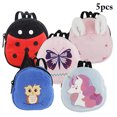 thumbnail image 2 of Doll School Bag Mini 5PCS Zipper Cartoon Printed Doll Backpack Doll Sized Bag, 2 of 10