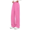 thumbnail image 4 of Fantaslook Womens Wide Leg Sweatpants High Waisted Baggy Pants Fashion Drawstring Athletic Sweatpants with Pockets, 4 of 10