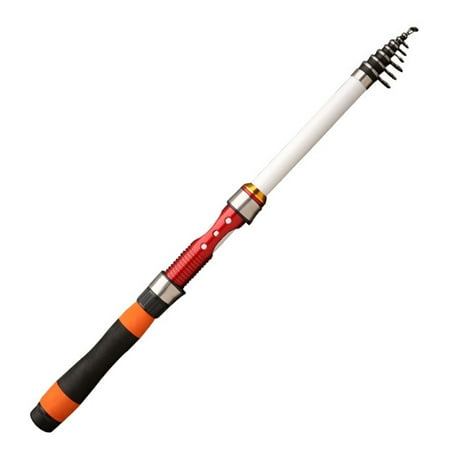 fankhu Carbon Fiber Soft Fishing Pole Equipment Spinning Fishing Rod Tackle (3.0m)