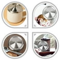 thumbnail image 5 of Stainless Steel Lid Mug Cup Cover Heat Preservation Covers - Lids Travel Coffee 2 Pcs, 5 of 6