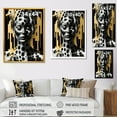 thumbnail image 4 of DESIGN ART Designart "Gold Transcending Female Portrait Iv" Modern Woman Wall Art Prints 24 in. wide x 32 in. high, 4 of 5