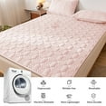 thumbnail image 6 of Twfbrm Textured Mattress Protector Queen Size, Cotton Quilted Mattress Pad Cover with Elastic Straps, Non-Slip Rubber Backing, Soft Breathable Mattress Topper Machine Washable Bedding for All Season, 6 of 6