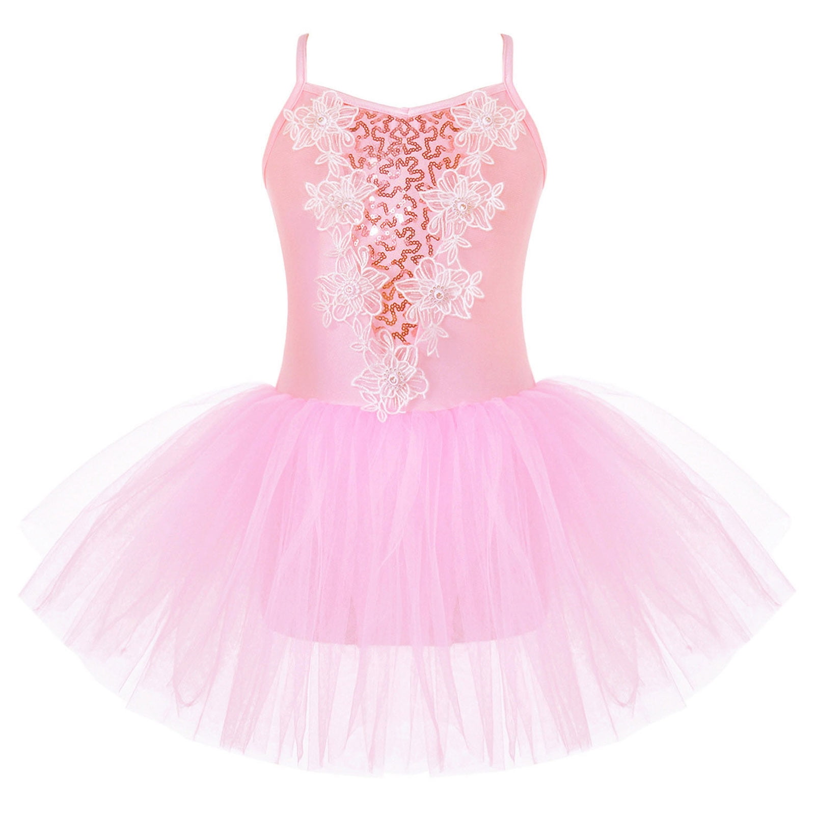 Kid's Dream Let's Dance Formal Tutu Dress in Light Apricot