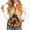 Black Cat Leaves, variant on CHAQLIN with 2 Pockets Padded Waistcoat for Winter Traveling, Mexican Sugar Skulls Roses Day of the Dead Stretch Polyester Lightweight Quilted jacket vest for Women