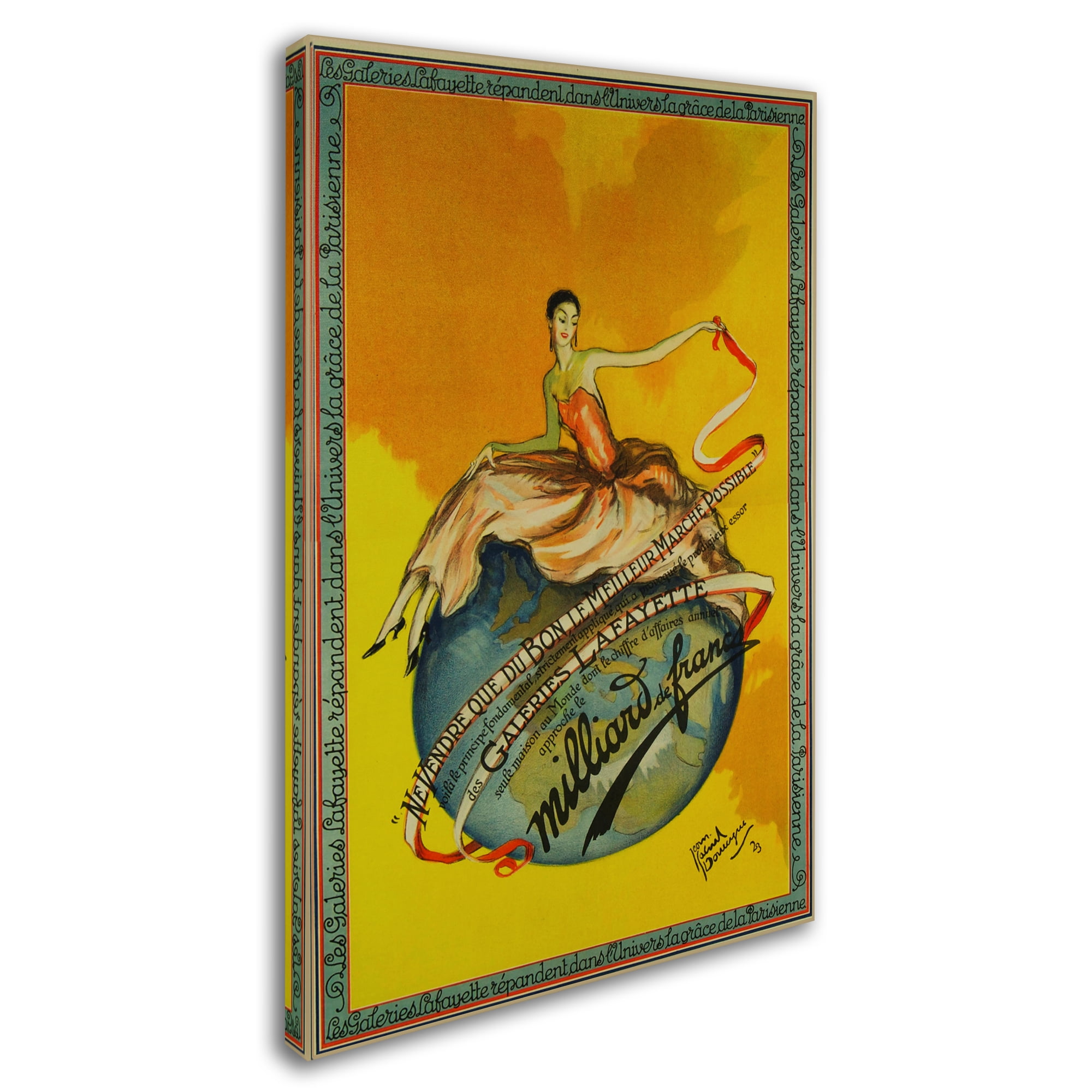 Trademark Fine Art 'Milliard 1923' Canvas Art by Vintage Apple Collection