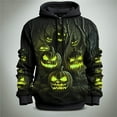 thumbnail image 2 of Yuncity Halloween Hoodie Men Realistic Printed Long Sleeved Hooded Casual Unique Outdoor Mens Sweatshirt Xxl, 2 of 3