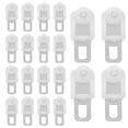 thumbnail image 2 of MRLESS 20pcs Heavy Duty Silent Curtain Track Rollers Stainless Steel Gliders for Bedroom Office Bathroom Easy to Install, 2 of 8