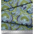 thumbnail image 3 of Soimoi Cotton Voile Fabric Leaves & Floral Artistic Decor Fabric Printed Yard 56 Inch Wide, 3 of 3