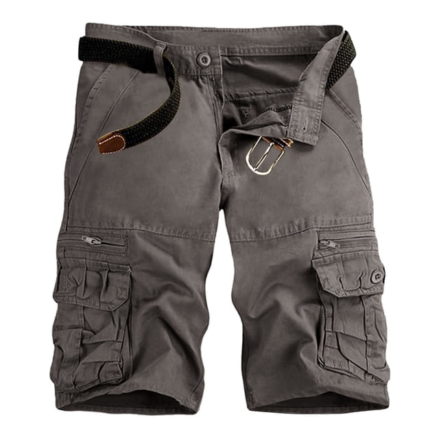 WILLBEST Pantalones Cortos para Hombre, Monos para Hombre, Pantalones Cortos, Pantalones Cortos con Bolsillo, Pantalones Cortos para Ejercicio, Pantalones Cortos para Hombre Sin Cinturón.