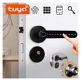 thumbnail image 3 of Door Lock, Tuya Biometric Fingerprint Smart Door Lock Password Electronic Digital Lock Keyless Entry Door Knobs lock for Bedroom Home ,Easy to Install, 3 of 7