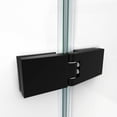 thumbnail image 5 of DreamLine Aqua Ultra 45 in. W x 72 in. H Frameless Hinged Shower Door in Satin Black, 5 of 8