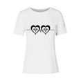 thumbnail image 4 of LiMoi Shirts for Women Short Sleeve Tight White Tshirts Shirts Floral Shirts Oversized Tops Reorders, 4 of 4