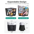 thumbnail image 3 of Bolsa Tote BAGSMART Grande Expandible 32L Reutilizable para Mujer Color Azul Marino, 3 of 8