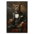 thumbnail image 3 of Hudo Cirnecodell Painting Gentleman Style on Canvas, Cirnecodell Vintage Costume Style Animals Posters For Home Decorations, Living Room, Bathroom Decor, 3 of 5