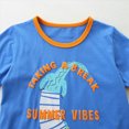 thumbnail image 5 of TOWED22 Baby Boy Summer Clothes 2pcs Dinosaur Truck Graphic Tee Cotton Shorts Toddler Outfits(Blue,5-6 Y), 5 of 7