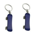 thumbnail image 1 of 2Pcs Skateboard Shape Keychain Creative Keyring Key Holder Ring Decoration Gift Hanging Ornament for Car Bag (Blue), 1 of 8