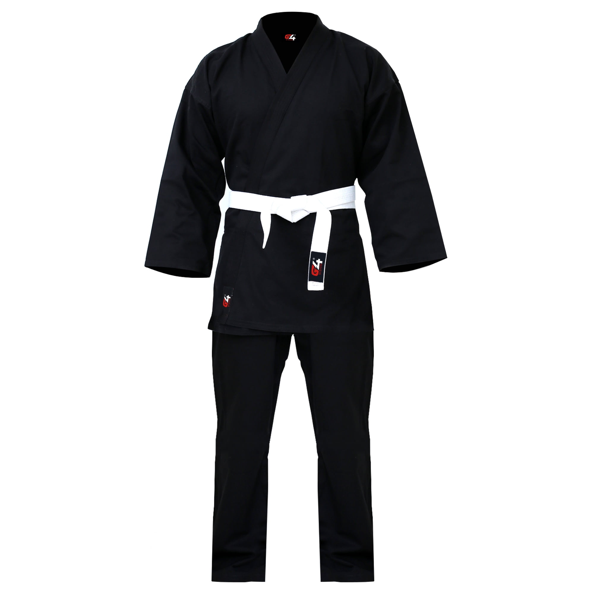 Karate Uniform+White Belt Training Outfit Kids Boy Girl Taekwondo Set size 0 