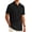Black, variant on Polo Shirts for Men Summer Short Sleeve Textured Knit Casual Golf Tops Collared T Shirt