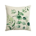 thumbnail image 3 of Pillow Covers Decorative 26x26 Leaf Print Pillow Decoration Sofa Bed Headrest Pillow Cover Suitable For Living Room Bedroom Office, 3 of 7