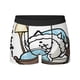 thumbnail image 2 of Calzoncillos tipo bóxer para hombre, ropa interior transpirable, con estampado de gatos de batalla, 2 of 5